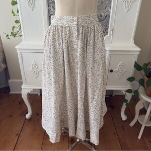 Vintage Adrienne Vittadini Calico Floral Skirt